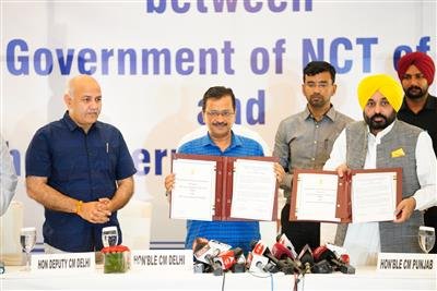 Punjab Government inks knowledge sharing agreement with Delhi Government