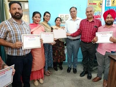 Health staff honored for commendable work done by field health workers during Covid-19