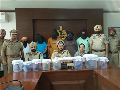 Punjab CM's anti-gangster drive gets momentum as Fatehgrah sahib police arrests five dreaded gangsters of Lawrence Bishnoi gang