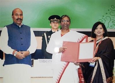 PU Assistant professor Dr.Neelima Dhingra honoured with “Savshreth Divyanjan” award 2022