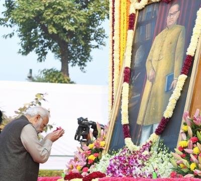 PM Modi, Shah remember Baba Saheb on his death anniversary (Ld)