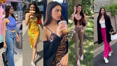 It's Eat, Drink, Pose and mood of actress Kashika Kapoor as she drops a photo dump from her trip to New York