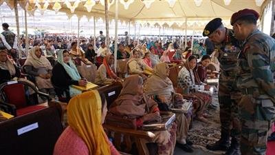 Army Commander, Western Command felicitates Veer Naris & Veterans during Ex-Servicemen Rally at Yol Cantt