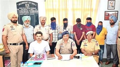 Phagwara Police busts inter-district gang of robbers, five arrested