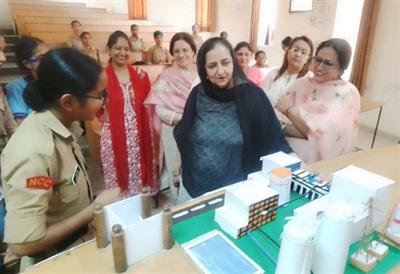 NCC Army Wing cadets of S.R. Government College for women celebrated 25 years of Pokhran second Nuclear Test