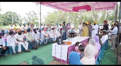 Cabinet minister Anmol Gagan Maan reviews the development works of various villages