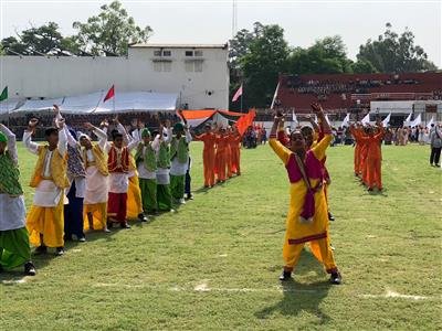 A 'full dress rehearsal' marked the time for the Independence Day celebrations
