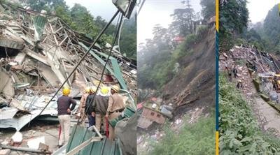 Scary scenes of mountains rolling down in Himachal -- a wake-up call