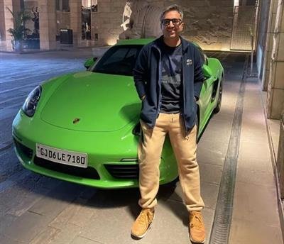 Ashneer takes Porsche Cayman out to show well-lit Delhi for G20 Summit