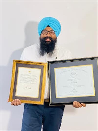 Presidential Lifetime Achievement Award for Dr Deep Singh
