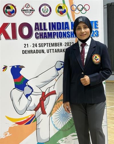 Hangzhou Asiad: Mumbai’s hijab-clad Black-belt granny & National champ named ‘Officiating Referee’ for Karate