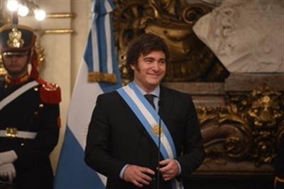 Far-right Javier Milei sworn in as new Argentine President