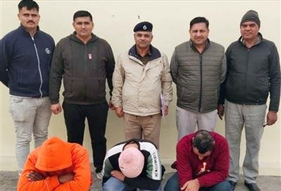 3 accused arrested in kidnapping, extortion case by Haryana Police