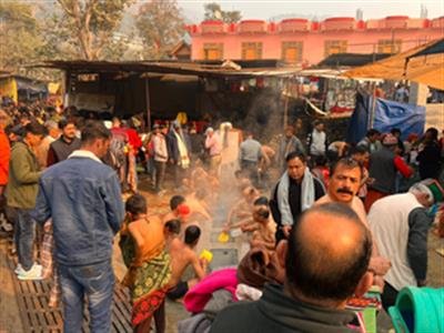 Thousands take dip in Himachal rivers to mark Makar Sankranti