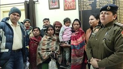 Missing 3 year old minor girl found and handed over to family by Haryana police