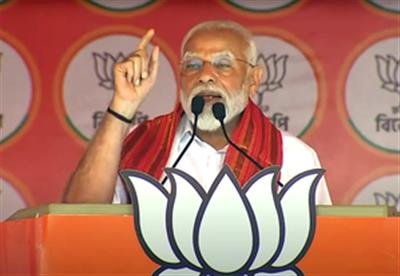 PM Modi's rally in Rajasthan's Churu