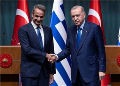 Turkey's Erdogan, Greek PM stress maintaining positive momentum in ties
