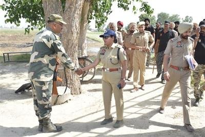The people of Muhar Jamsher, a village located across the fencing on the international border, voted enthusiastically.