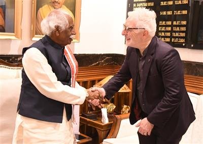 Haryana Governor receives Ireland ambassador to India Kevin Kelley