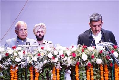 Punjab Governor administered oath of office to Justice Sheel Nagu as Chief Justice of Punjab & Haryana High Court