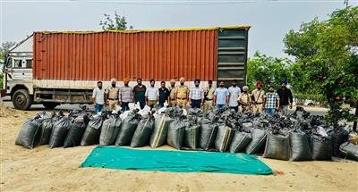 Punjab Police recovers 4 Quintals Poppy Husk from Bathinda, one held