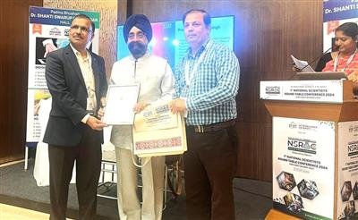 Honour for RBU Vice-Chancellor