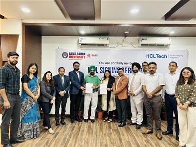 Rayat Bahra University Signs MoU with HCL Technologies