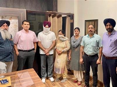 Punjab VB arrests former PNRC registrar Charanjit Kaur Cheema and Dr. Arvinderveer Singh Gill for committing irregularities in nursing examinations