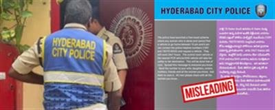 Hyderabad Police deny 'free ride service' for women traveling alone