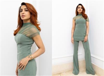 Samantha Ruth Prabhu showcases stylish pastel look while promoting 'Citadel: Honey Bunny'