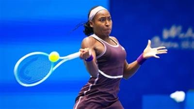 Gauff earns 50th win of season, reaches Wuhan semifinals