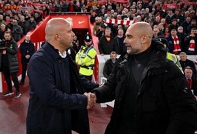 Arne Slot jokes about Man City's Premier League future amid 115 charges
