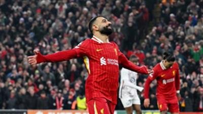 Salah 'happy and proud' after scoring 50 European goals for Liverpool