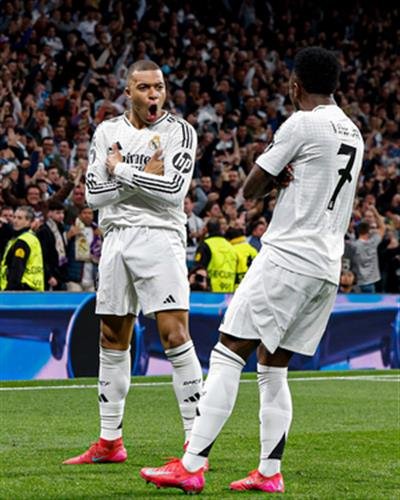 Champions League: Mbappe's hat-trick powers holders Real Madrid into last-16