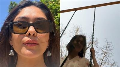 Mrunal Thakur relives her childhood memories with her dad