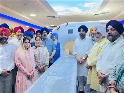 DSGMC open PET Scan Centre at Gurdwara Bangla Sahib