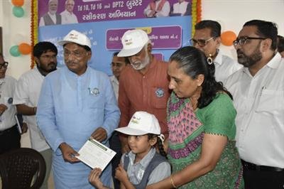 Gujarat launches statewide Td, DPT vaccination drive covering over 24 lakh children