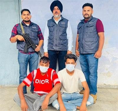 Salon firing case: Two associates of Prabh Dassuwal-Gopi ganshampur gang held from Tarn Taran, three pistols recovered