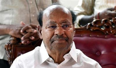 Amid family rift, PMK founder Ramadoss admitted to hospital