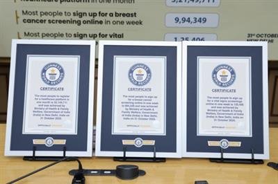 India achieves three Guinness World Records titles under nationwide 'Swasth Nari Sashakt Parivar Abhiyaan': J. P. Nadda