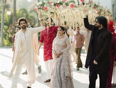 An emotional Kartik Aaryan says 'you’ll always be my little sister' after seeing Kritika as a bride