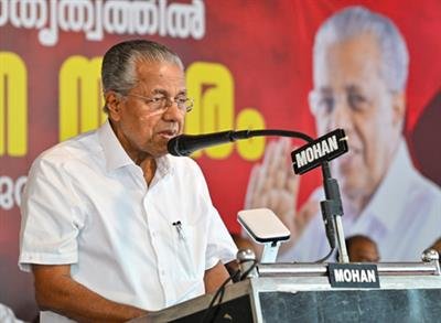 CM Vijayan accuses Cong of ‘bulldozer raj' in Telangana