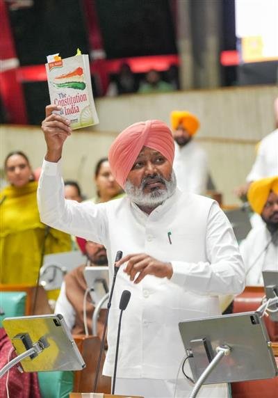 Highly derogatory remarks against women & insulting language in Assembly unacceptable; Congress MLA Sukhpal Singh Khaira must apologise immediately: Harpal Singh Cheema