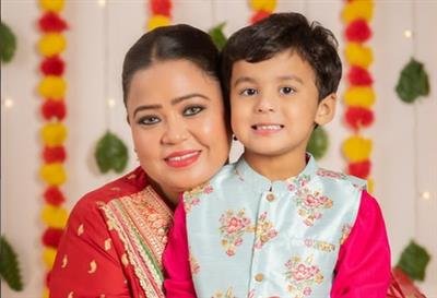 Bharti Singh's 3 year-old son Gola insists on getting a pedicure done from Tejasswi Prakash's salon