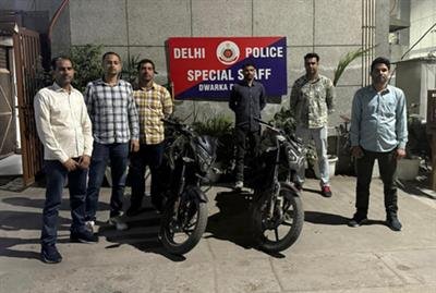 Seven juveniles held in Delhi for bike jacking; three stolen motorcycles recovered