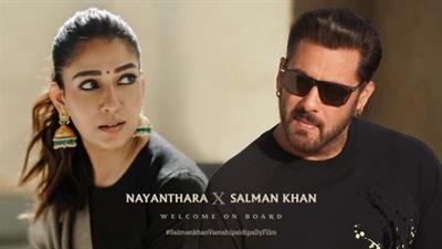 Nayanthara comes on board the unit of Salman Khan, Vamshi Paidipally film