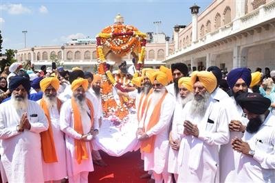Nagar Kirtan taken out from Sri Akal Takht Sahib on the occasion of the birth anniversary of Sri Guru Tegh Bahadur Sahib
