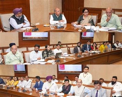 Finance Minister Harpal Singh Cheema chairs crucial review meeting with banks on Pensioner Sewa Portal