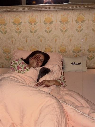 Bhumi Pednekkar cuddles with her furry friends on National Pet Day