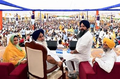 Next SAD govt will develop holy city Talwandi Sabo on pattern of Sri Amritsar Sahib besides making it an educational hub: Sukhbir Badal